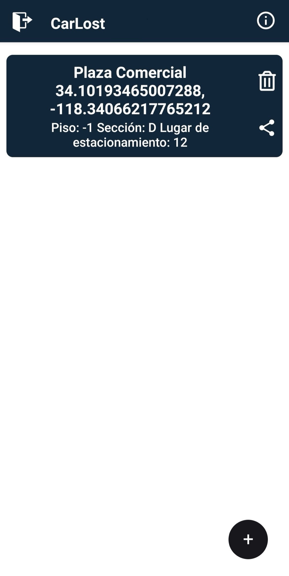 CarLost — Capturas 1