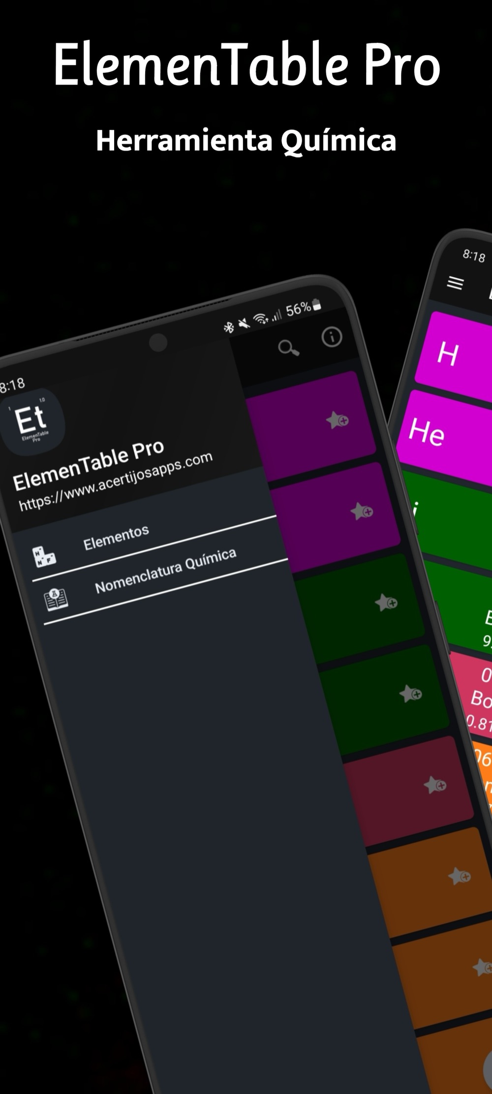 ElemenTable Pro — Capturas 1