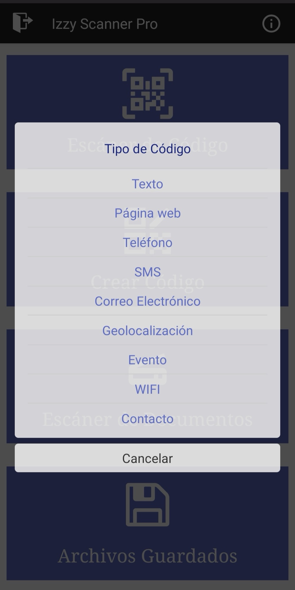Izzy Scanner Pro — Capturas 2