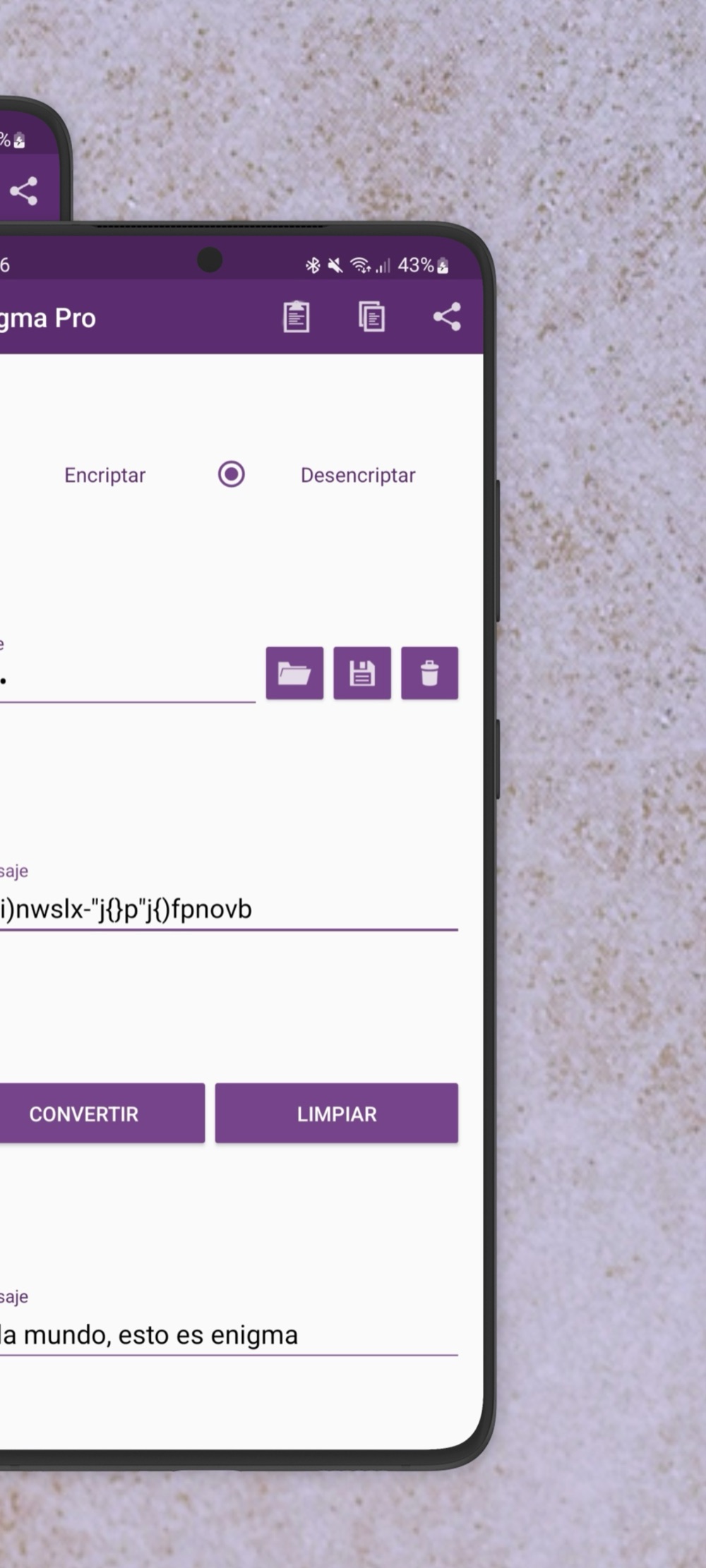 Enigma Pro — Capturas 2