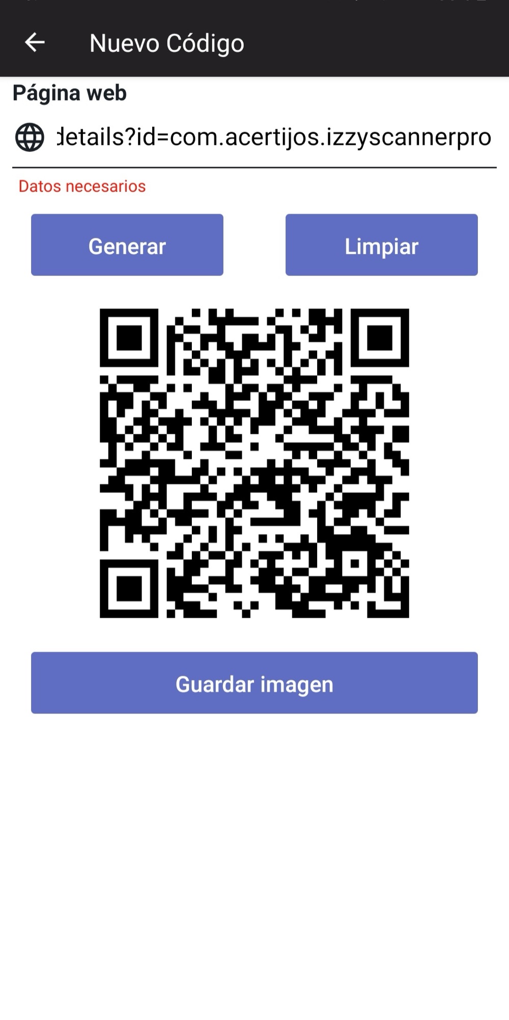Izzy Scanner Pro — Capturas 4