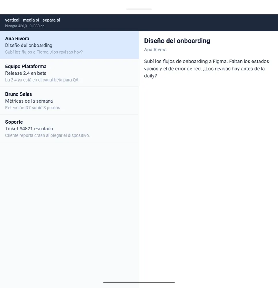 react-native-fold — Vista previa