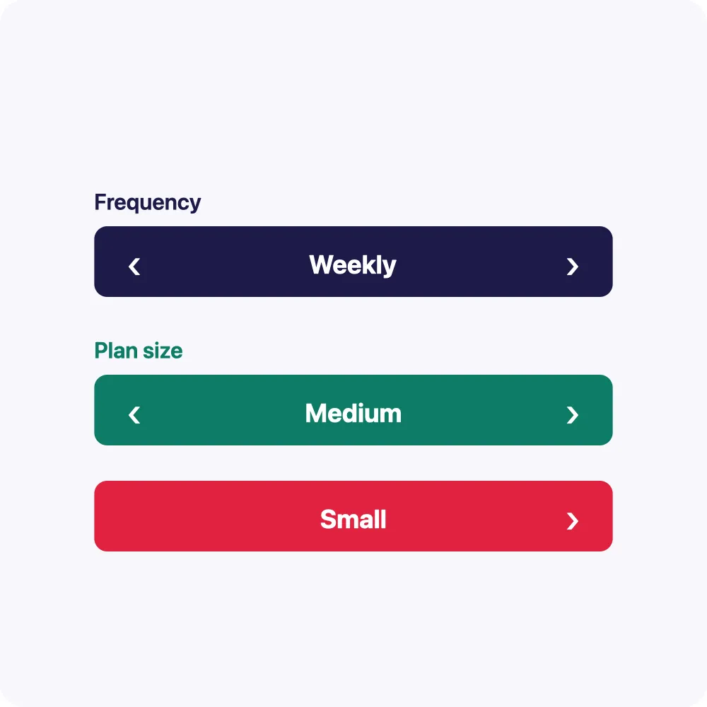 react-native-select-horizontal — Vista previa